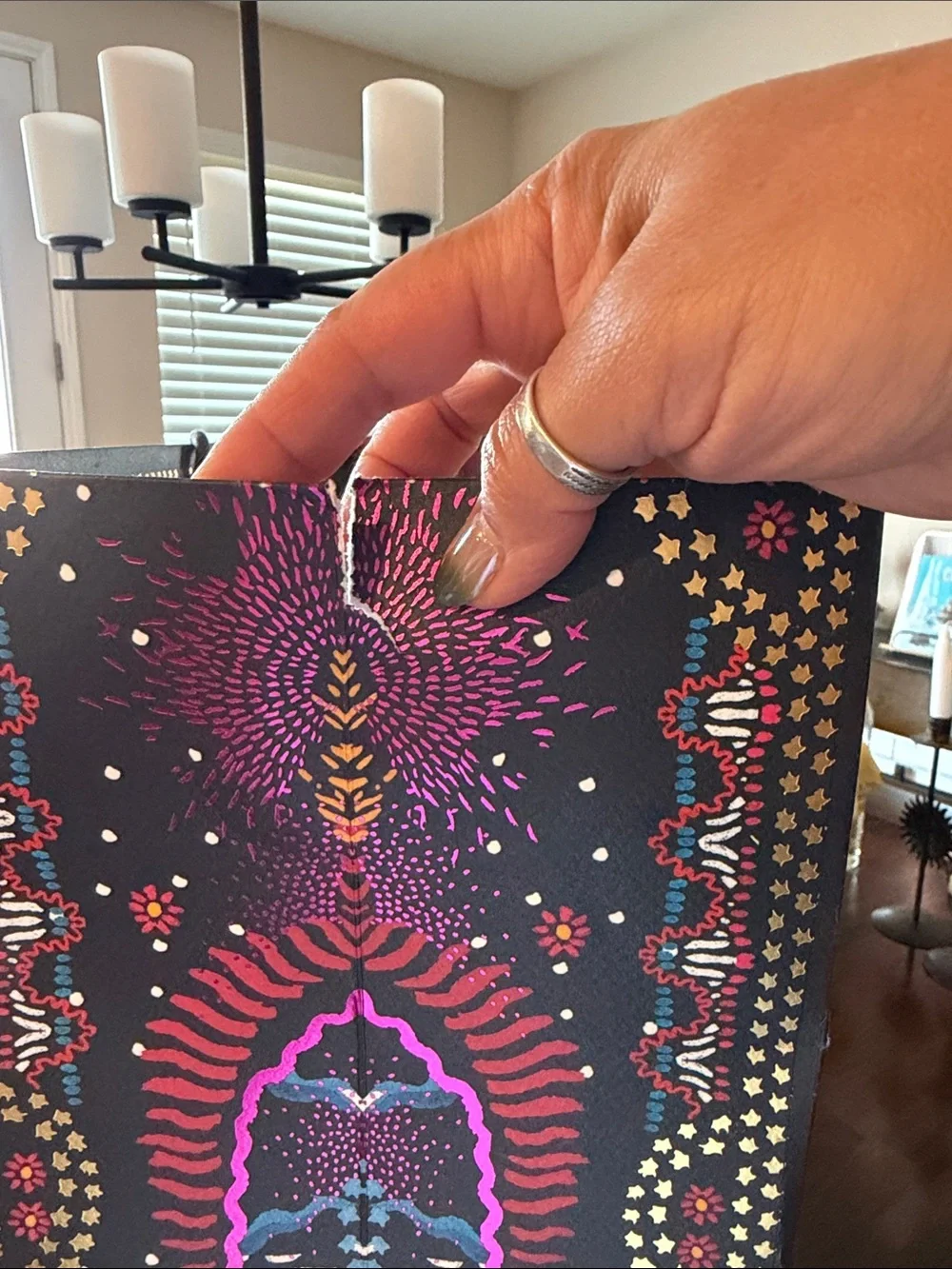 Dior Multicolor Floral Mandala Silk Scarf - Navy, Turquoise, Coral, Gold